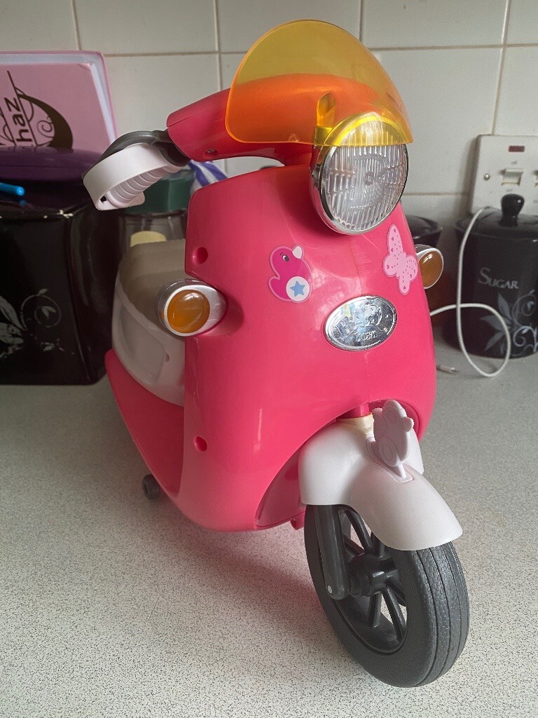 baby born city remote control scooter